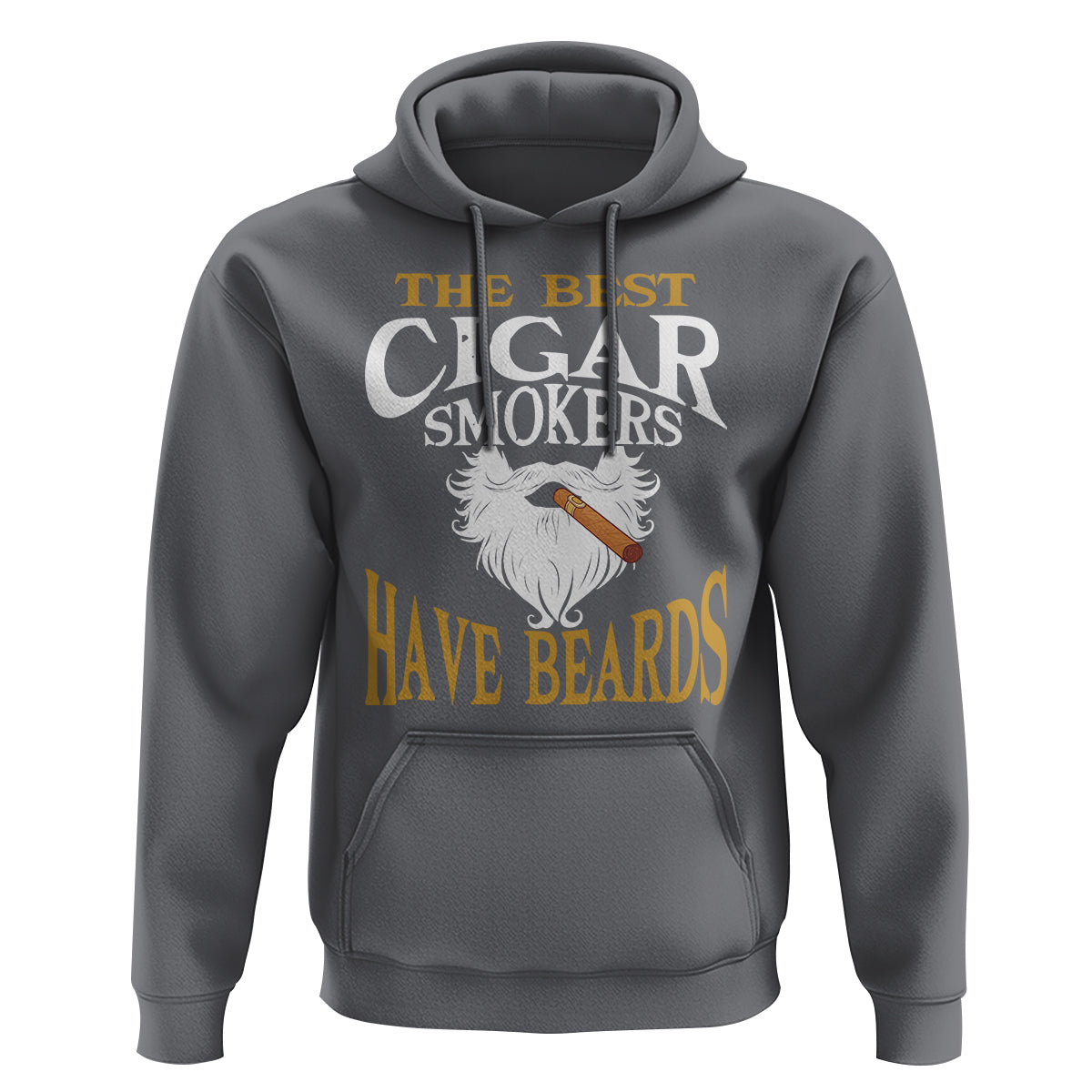 Cigar Lover Hoodie The Best Cigar Smokers Have Beards - Wonder Print Shop