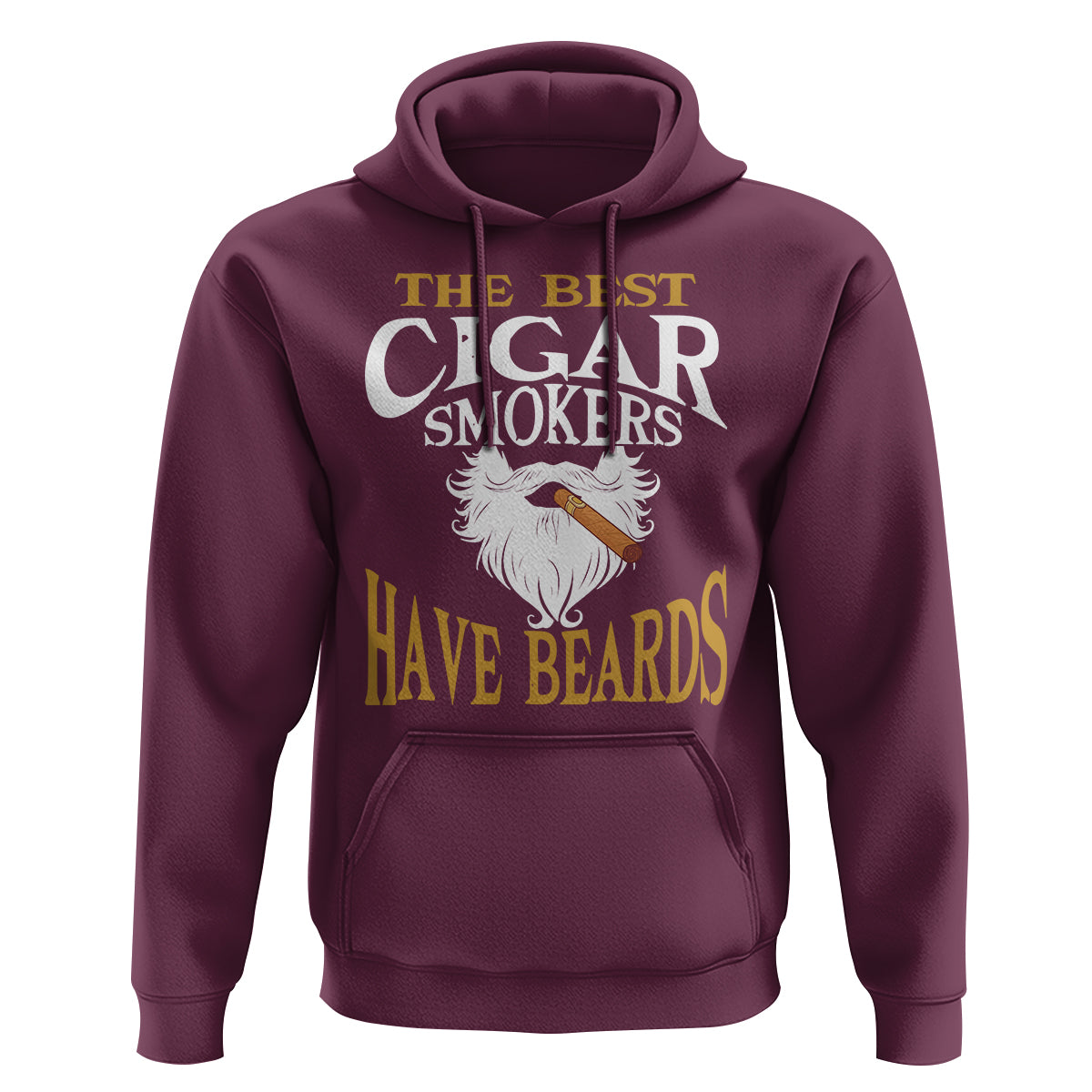 Cigar Lover Hoodie The Best Cigar Smokers Have Beards - Wonder Print Shop