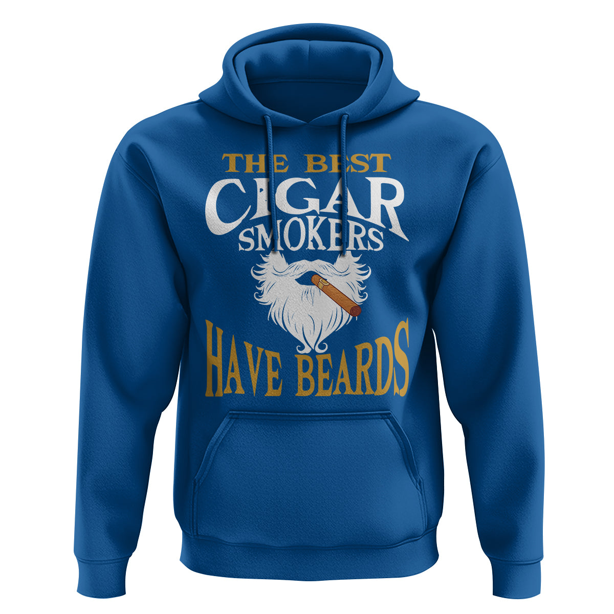 Cigar Lover Hoodie The Best Cigar Smokers Have Beards - Wonder Print Shop