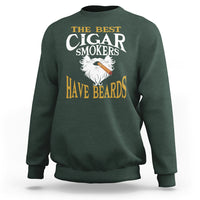 Cigar Lover Sweatshirt The Best Cigar Smokers Have Beards - Wonder Print Shop