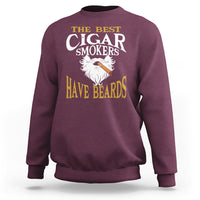 Cigar Lover Sweatshirt The Best Cigar Smokers Have Beards - Wonder Print Shop
