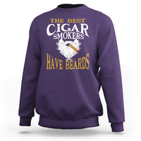 Cigar Lover Sweatshirt The Best Cigar Smokers Have Beards - Wonder Print Shop