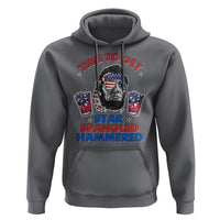 Funny 4th Of July Drinking Hoodie Time To Get Star Spangled Hammered Abraham Lincoln Patriotic Party - Wonder Print Shop
