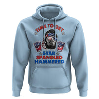 Funny 4th Of July Drinking Hoodie Time To Get Star Spangled Hammered Abraham Lincoln Patriotic Party - Wonder Print Shop