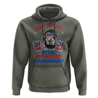 Funny 4th Of July Drinking Hoodie Time To Get Star Spangled Hammered Abraham Lincoln Patriotic Party - Wonder Print Shop