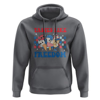 Funny 4th Of July Hoodie Tastes Like Freedom American Ice Cream - Wonder Print Shop