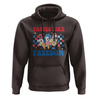 Funny 4th Of July Hoodie Tastes Like Freedom American Ice Cream - Wonder Print Shop