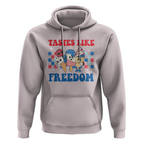 Funny 4th Of July Hoodie Tastes Like Freedom American Ice Cream - Wonder Print Shop