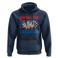 Funny 4th Of July Hoodie Tastes Like Freedom American Ice Cream - Wonder Print Shop