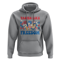 Funny 4th Of July Hoodie Tastes Like Freedom American Ice Cream - Wonder Print Shop