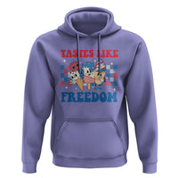 Funny 4th Of July Hoodie Tastes Like Freedom American Ice Cream - Wonder Print Shop