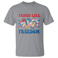 Funny 4th Of July T Shirt Tastes Like Freedom American Ice Cream - Wonder Print Shop