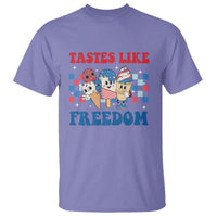 Funny 4th Of July T Shirt Tastes Like Freedom American Ice Cream - Wonder Print Shop