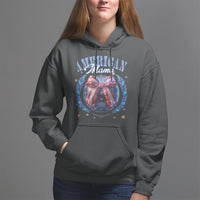 American Mama Hoodie Coquette Disco Ball 4th Of July - Wonder Print Shop