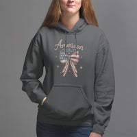 American Girly Hoodie Coquette Girl Vintage 4th Of July - Wonder Print Shop