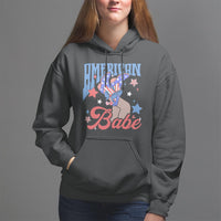 American Babe Hoodie Cowgirl Coquette 4th Of July - Wonder Print Shop
