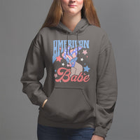 American Babe Hoodie Cowgirl Coquette 4th Of July - Wonder Print Shop
