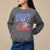American Babe Sweatshirt Cowgirl Coquette 4th Of July - Wonder Print Shop