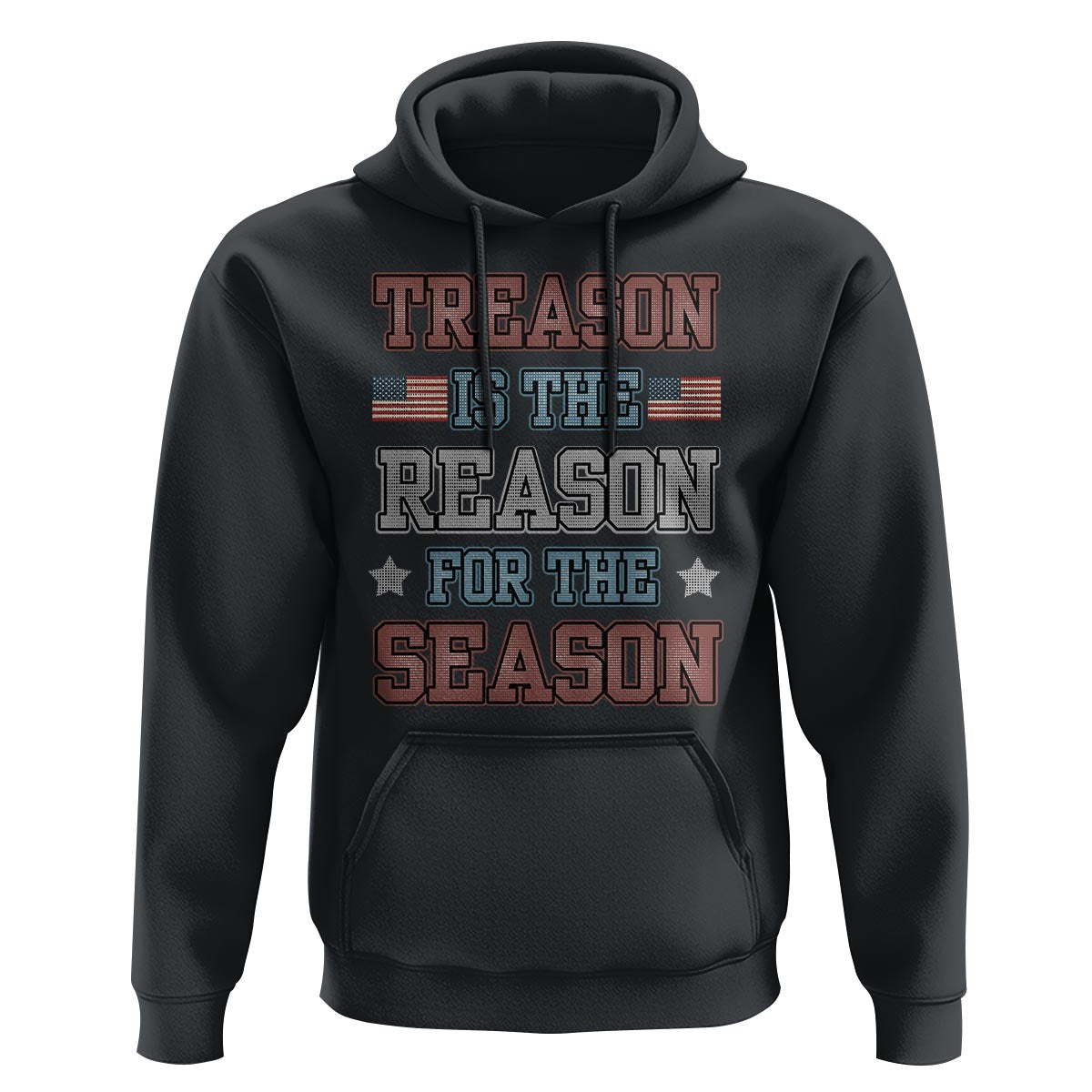 Funny 4th Of July Hoodie Treason Is The Reason For The Season - Wonder Print Shop