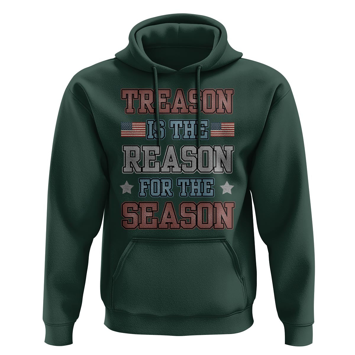 Funny 4th Of July Hoodie Treason Is The Reason For The Season - Wonder Print Shop