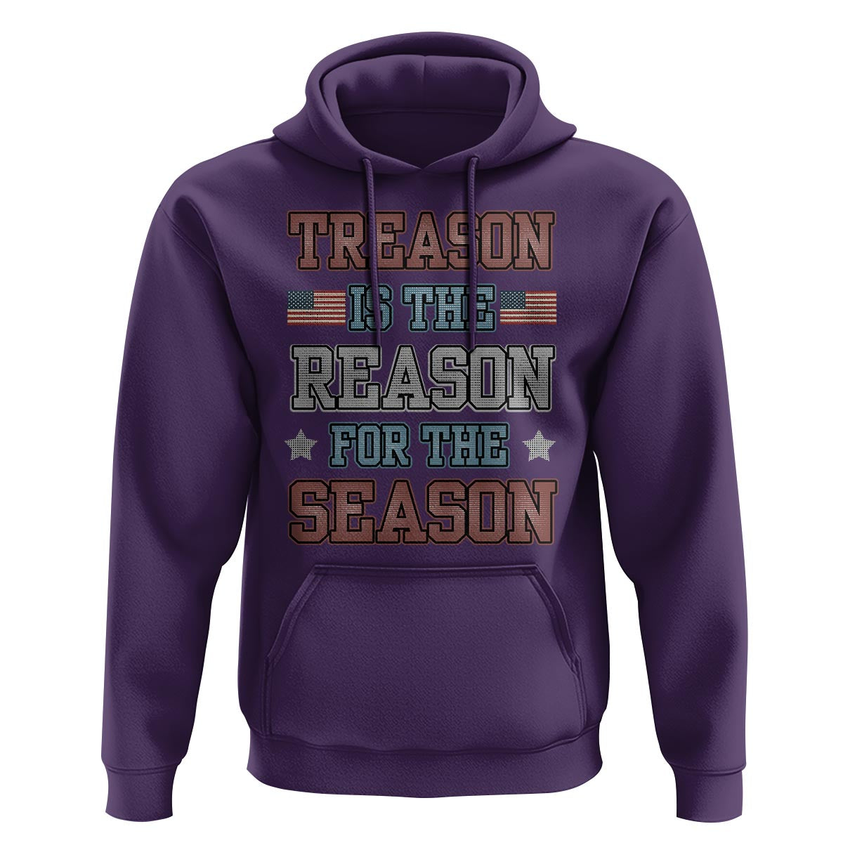 Funny 4th Of July Hoodie Treason Is The Reason For The Season - Wonder Print Shop