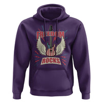 4th Of July Rock Lover Hoodie Freedom Rocks Patriotic Party - Wonder Print Shop