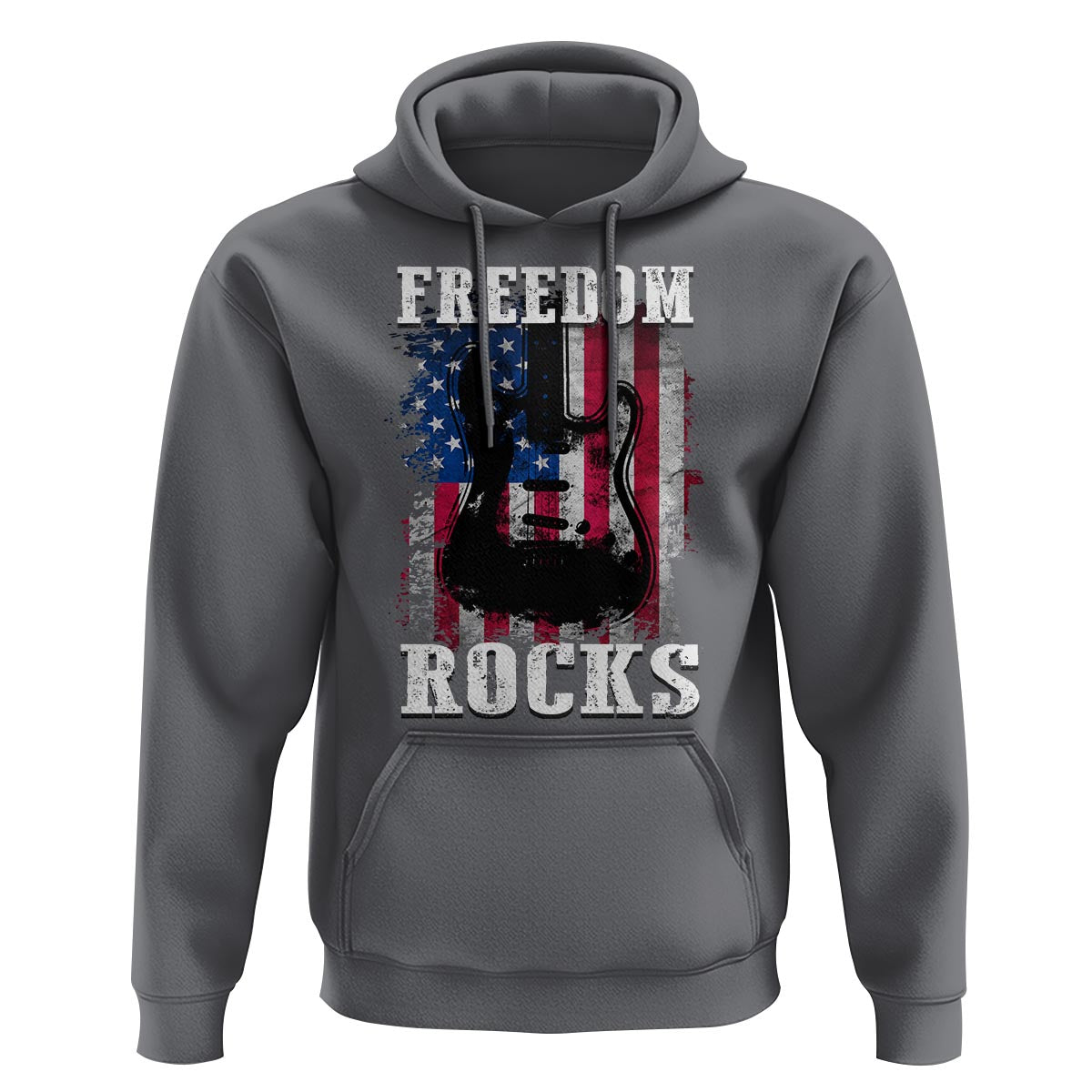 4th Of July Rock Lover Hoodie Freedom Rocks Patriotic Party - Wonder Print Shop