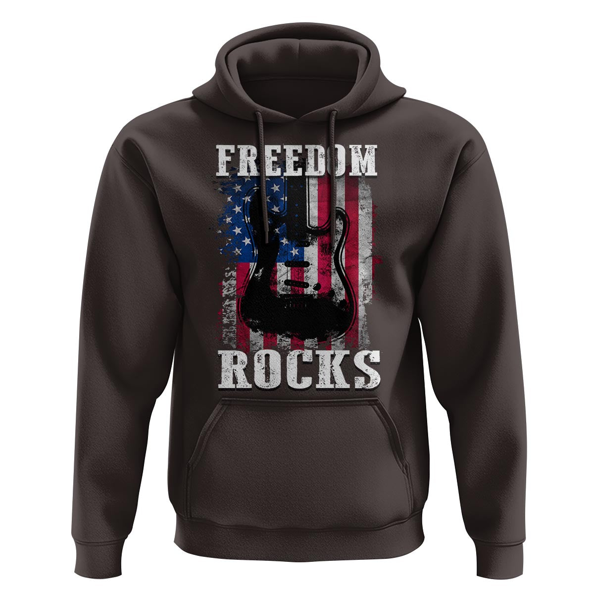 4th Of July Rock Lover Hoodie Freedom Rocks Patriotic Party - Wonder Print Shop