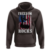 4th Of July Rock Lover Hoodie Freedom Rocks Patriotic Party - Wonder Print Shop
