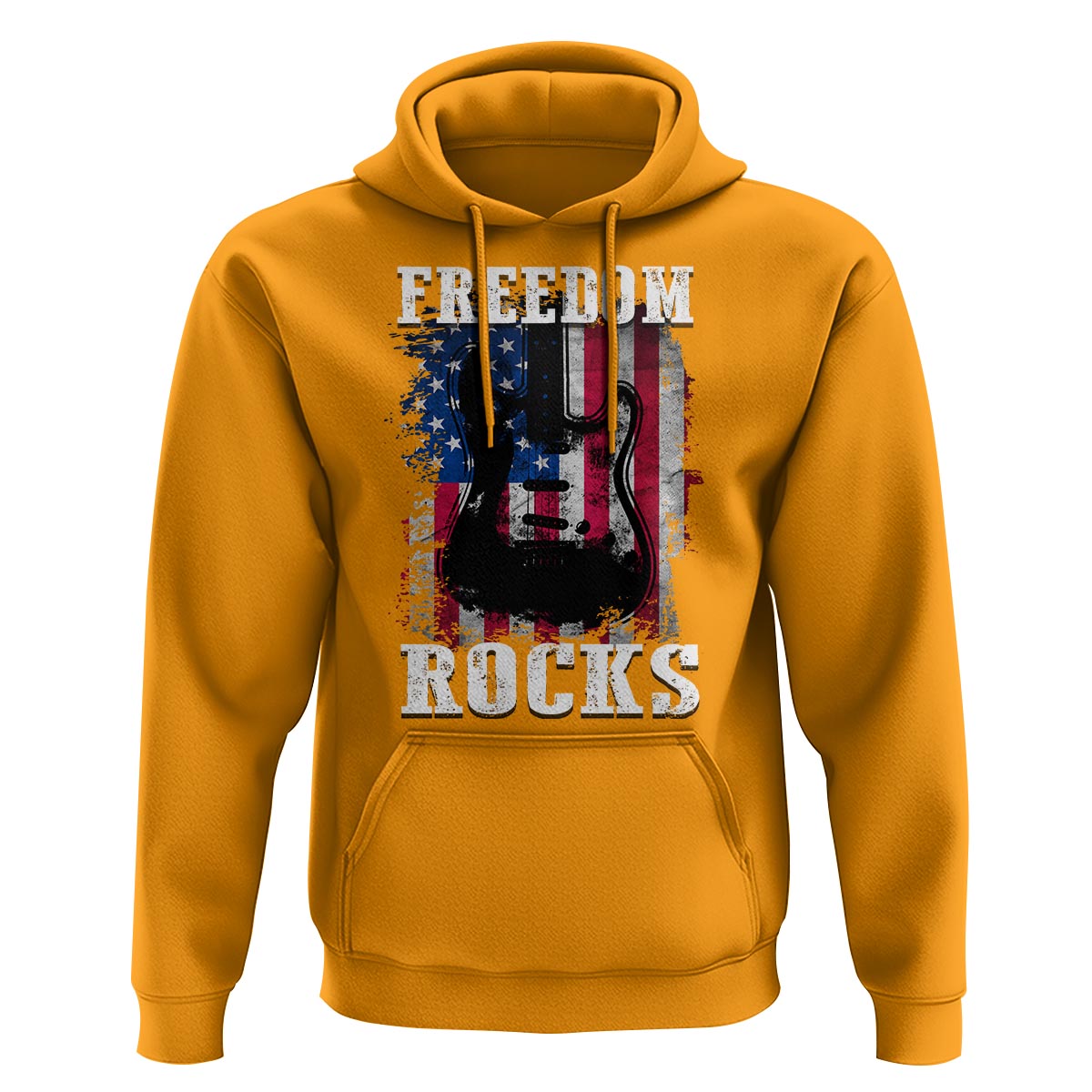 4th Of July Rock Lover Hoodie Freedom Rocks Patriotic Party - Wonder Print Shop