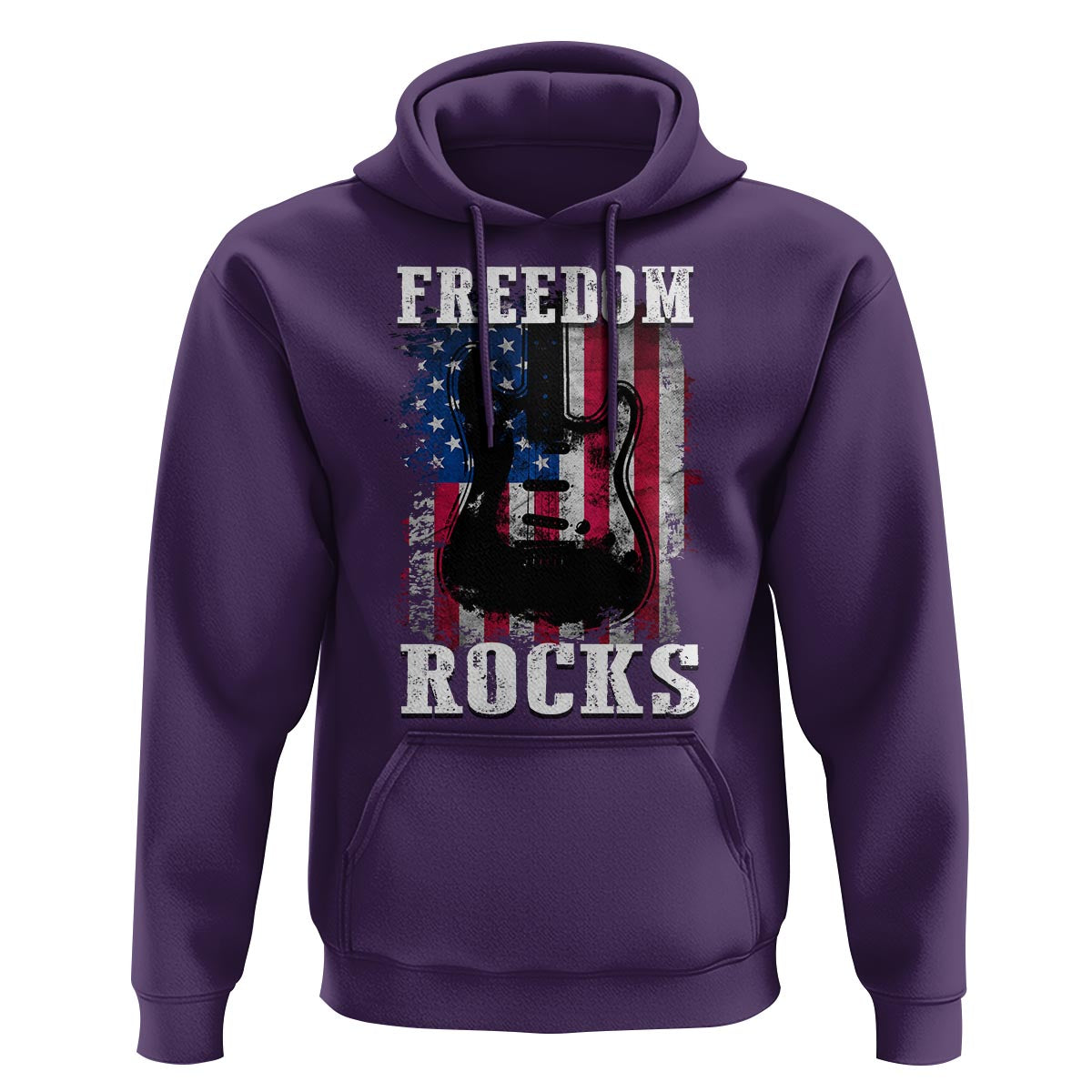4th Of July Rock Lover Hoodie Freedom Rocks Patriotic Party - Wonder Print Shop