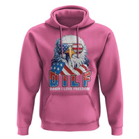 Funny 4th Of July Hoodie Damn I Love Freedom - Wonder Print Shop