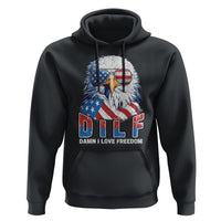 Funny 4th Of July Hoodie Damn I Love Freedom - Wonder Print Shop