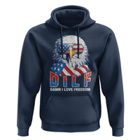 Funny 4th Of July Hoodie Damn I Love Freedom - Wonder Print Shop