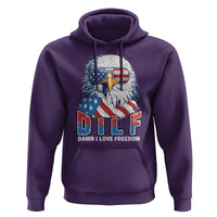 Funny 4th Of July Hoodie Damn I Love Freedom - Wonder Print Shop