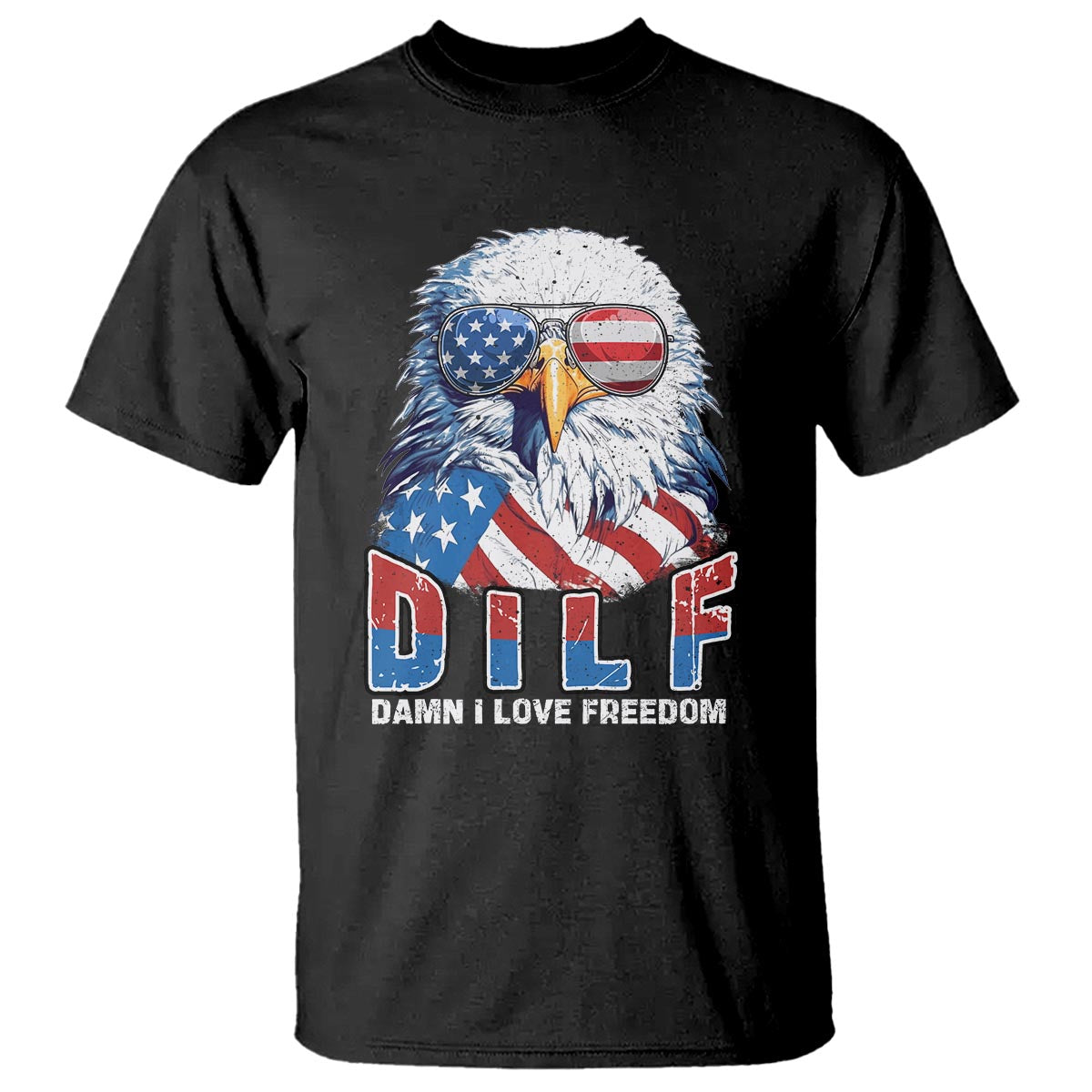 Funny 4th Of July T Shirt Damn I Love Freedom - Wonder Print Shop