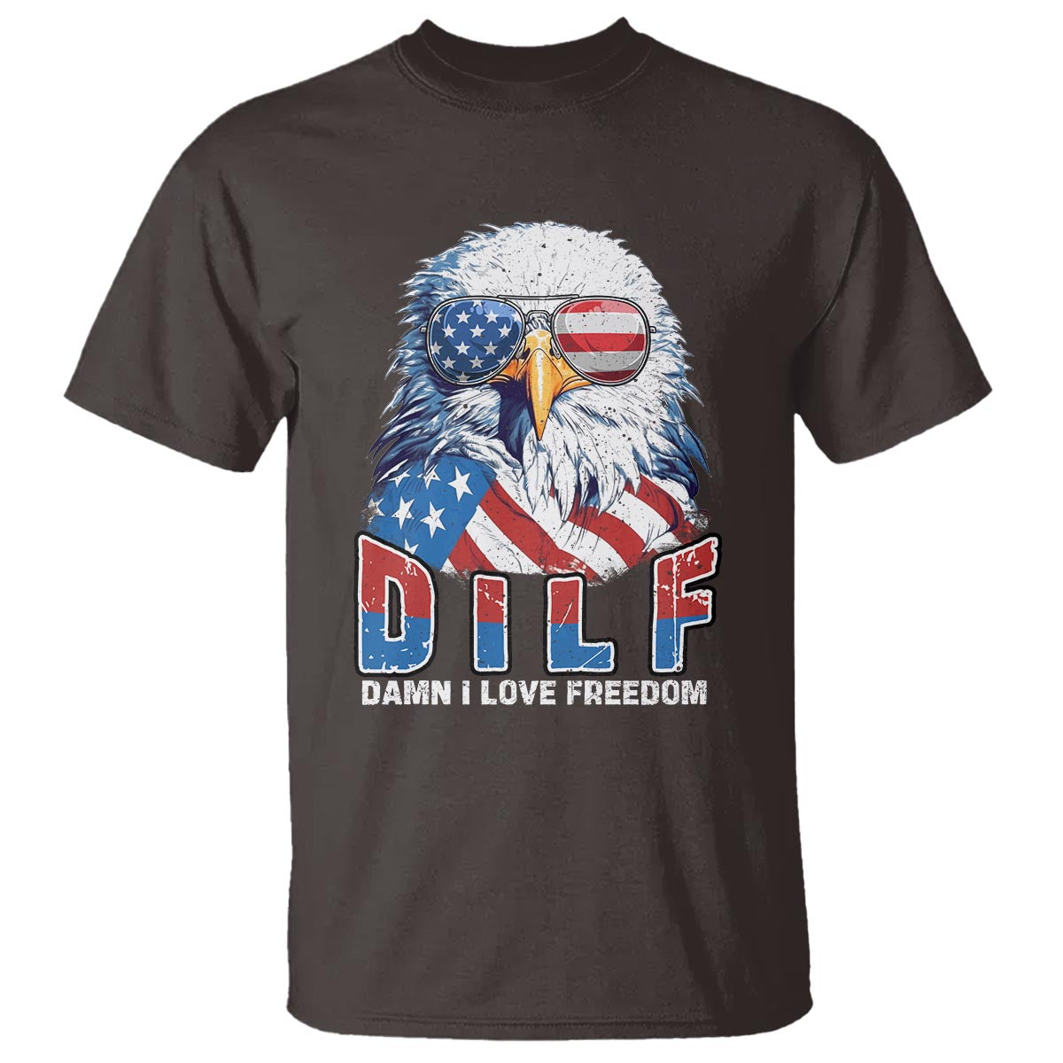 Funny 4th Of July T Shirt Damn I Love Freedom - Wonder Print Shop