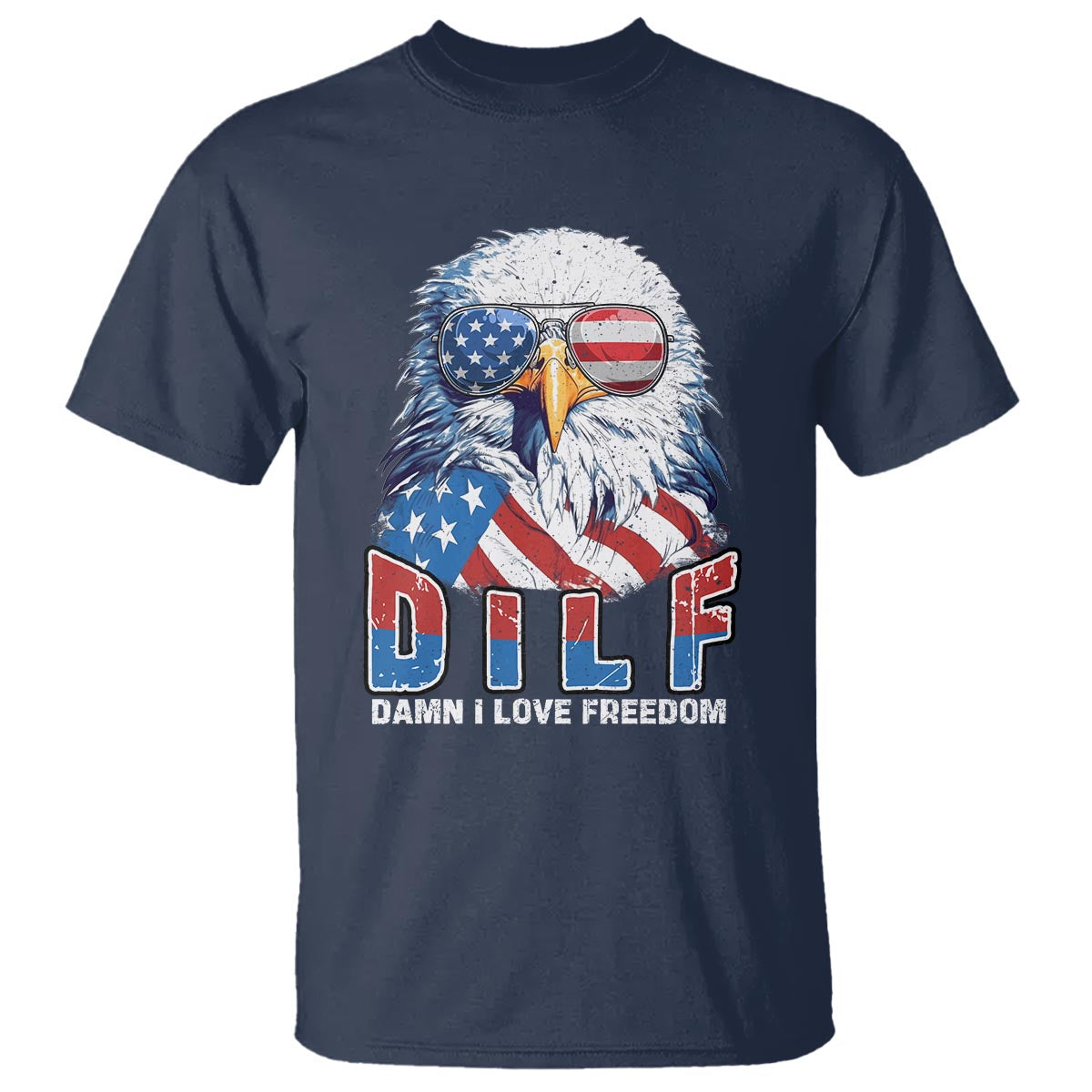 Funny 4th Of July T Shirt Damn I Love Freedom - Wonder Print Shop