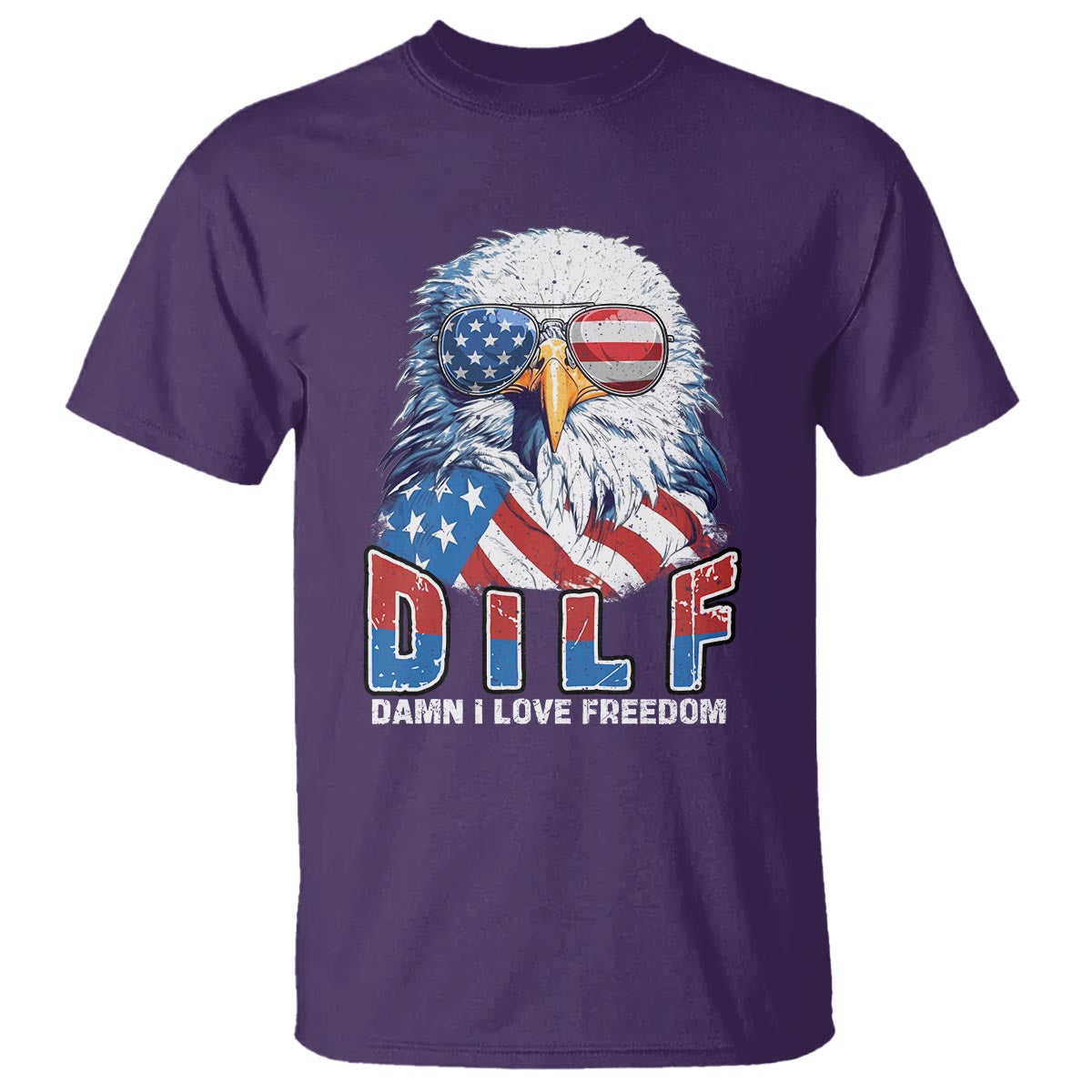Funny 4th Of July T Shirt Damn I Love Freedom - Wonder Print Shop