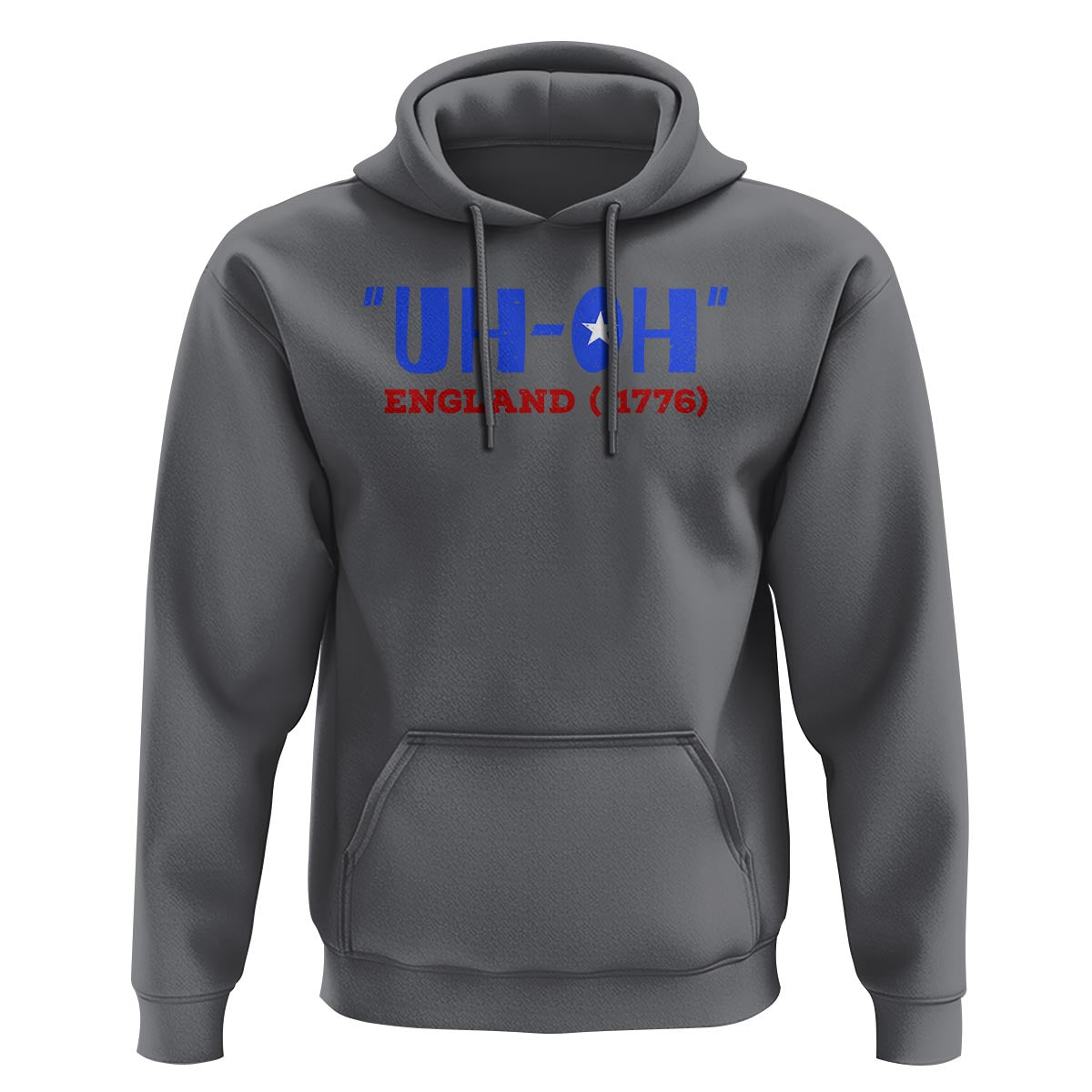Funny 4th Of July Hoodie Uh-Oh England 1776 - Wonder Print Shop