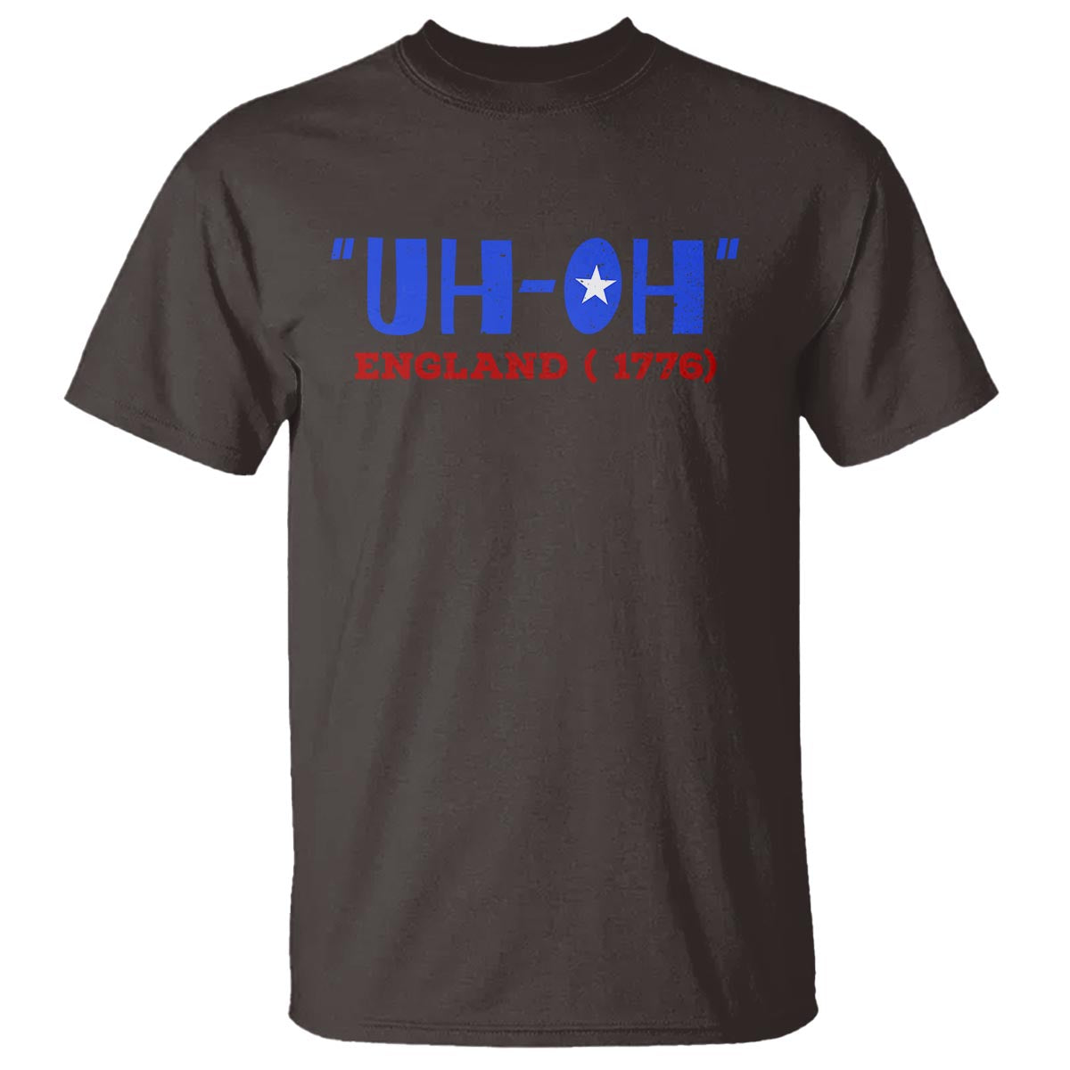 Funny 4th Of July T Shirt Uh-Oh England 1776 - Wonder Print Shop