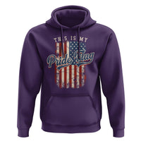 American Patriotic Hoodie This Is My Pride Flag 4th Of July - Wonder Print Shop