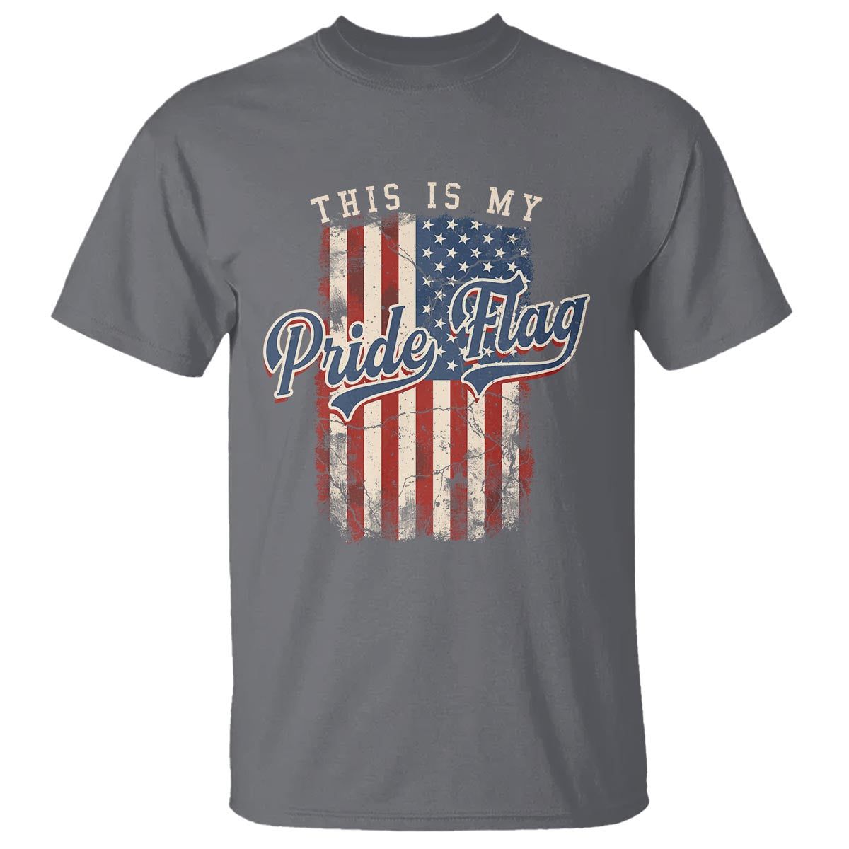 American Patriotic T Shirt This Is My Pride Flag 4th Of July - Wonder Print Shop