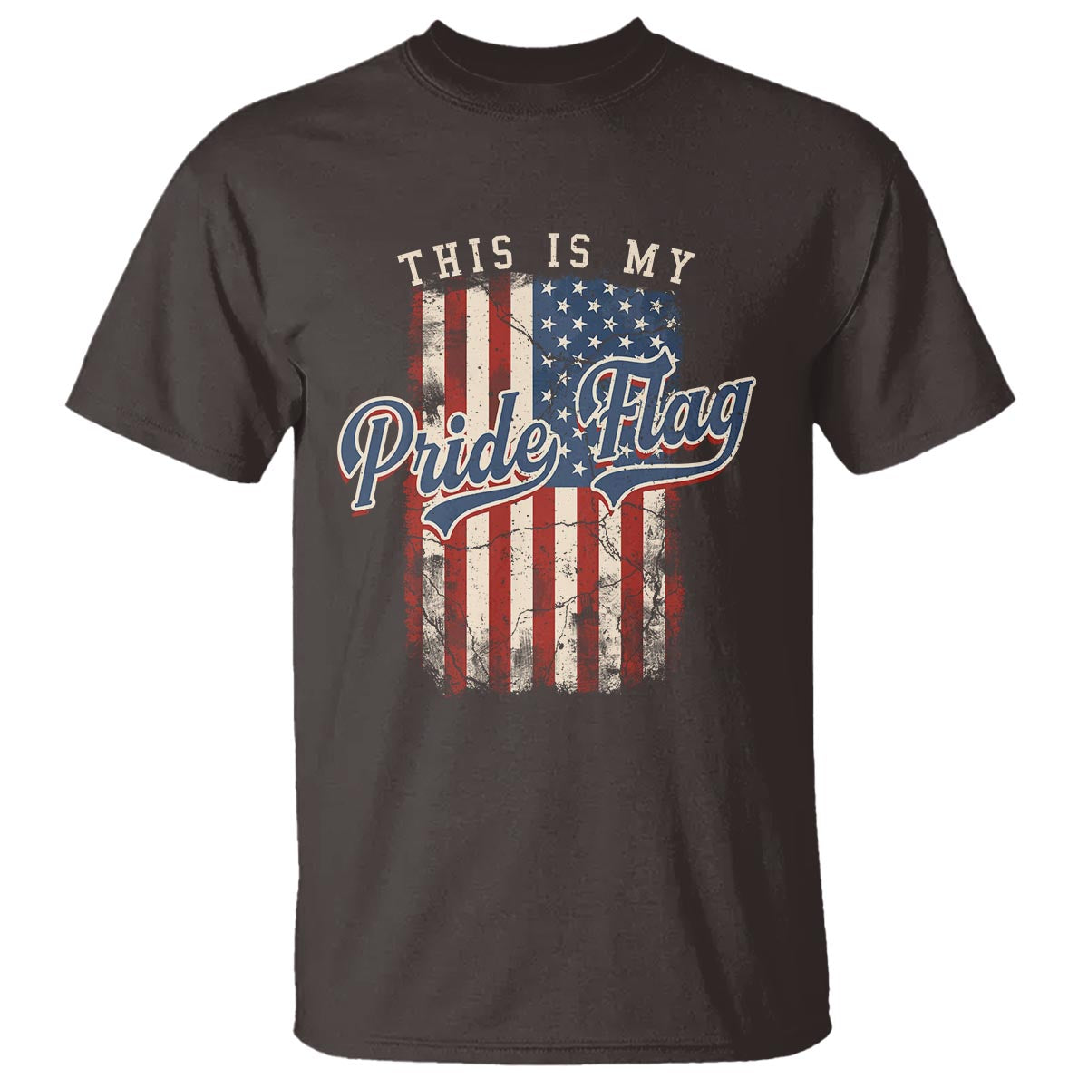 American Patriotic T Shirt This Is My Pride Flag 4th Of July - Wonder Print Shop
