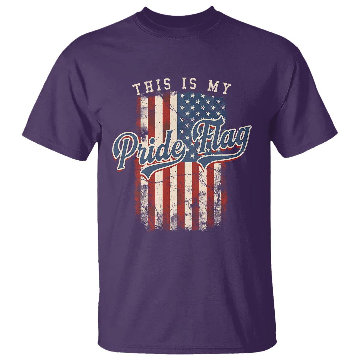 American Patriotic T Shirt This Is My Pride Flag 4th Of July - Wonder Print Shop