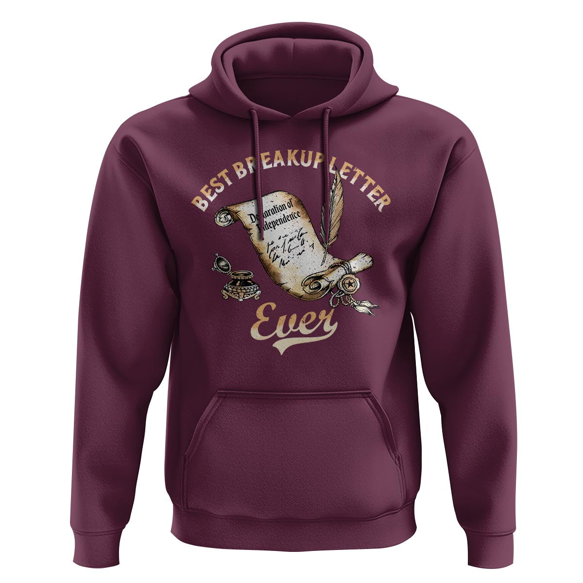 Funny 4th Of July Hoodie Best Breakup Letter Ever - Wonder Print Shop