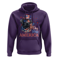 4th Of July Dog Bless America US Patriotic Hoodie - Wonder Print Shop