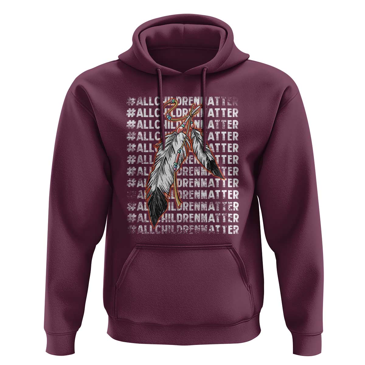 Orange Shirt Day Hoodie All Children Matter Indigenous Children - Wonder Print Shop