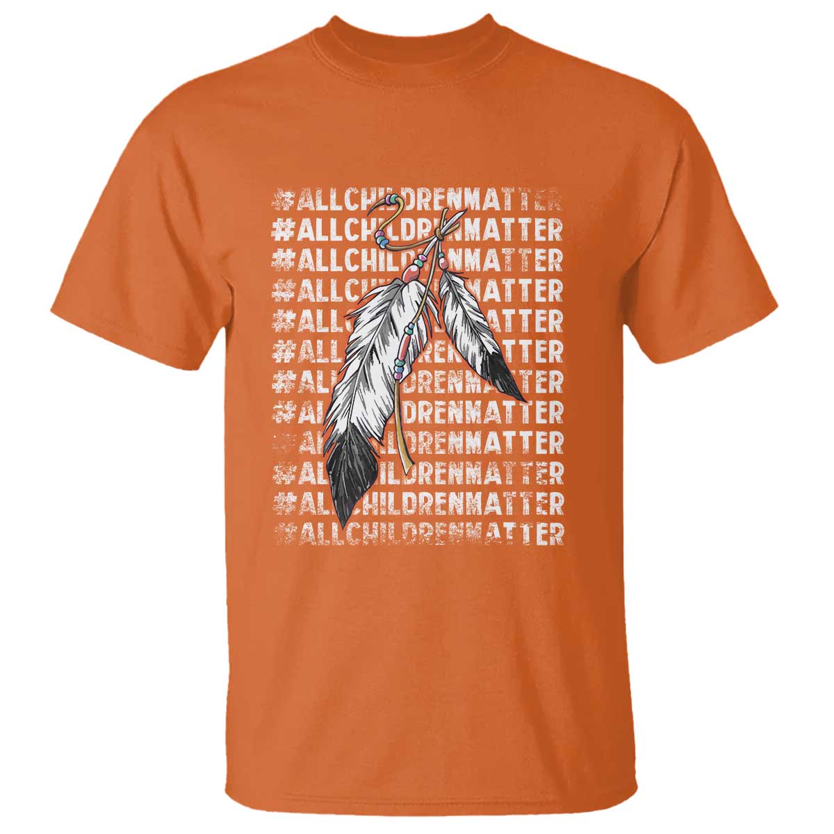 Orange Shirt Day T Shirt All Children Matter Indigenous Children - Wonder Print Shop