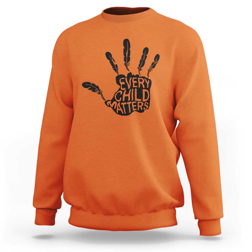 Orange Shirt Day Sweatshirt Every Child Is Important Native Children Anti Bully - Wonder Print Shop